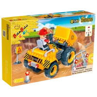 Конструктор BanBao Стройтехника Транспорт/ Оранжевый