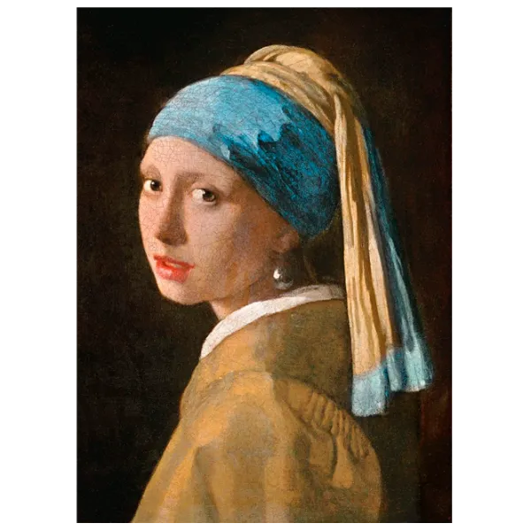 Puzzle Clementoni Girl with a Pearl Earring 12+/ Количество деталей: 1000 photo 1