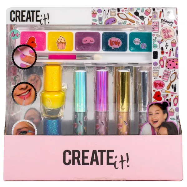 Joc de rol Create It! Makeup Set Metallic 6+ / set de frumusete  photo 1
