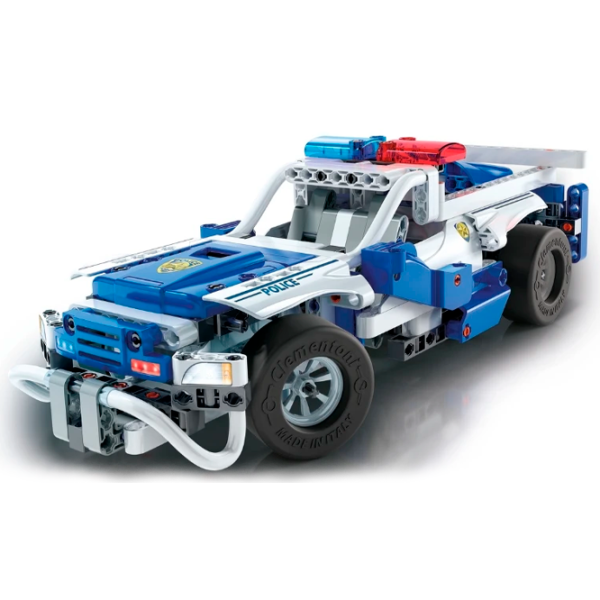 Constructor cu telecomandă Clementoni Police Car Mașină/ Blue photo 2