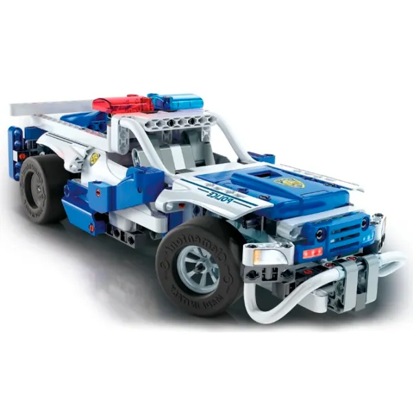 Constructor cu telecomandă Clementoni Police Car Mașină/ Blue photo 5