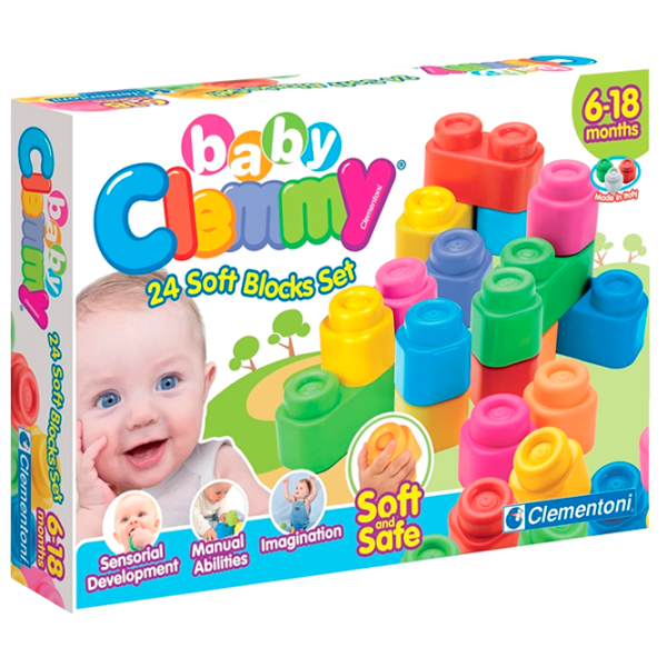 Constructor Clementoni Soft Blocks Set Creativ/ Multicolor photo 1