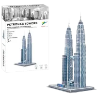 Пазл 3D ChiToys Башни Петронас 3+/ Количество деталей: 
