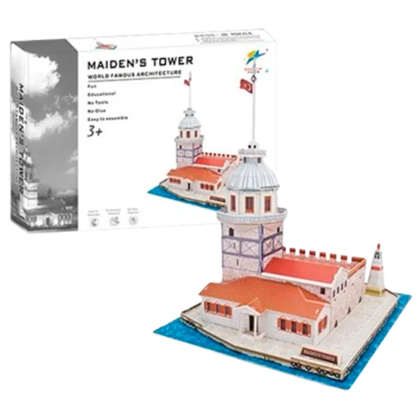 Puzzle 3D ChiToys Maiden’s Tower 3+/ Numărul de piese:  photo 1