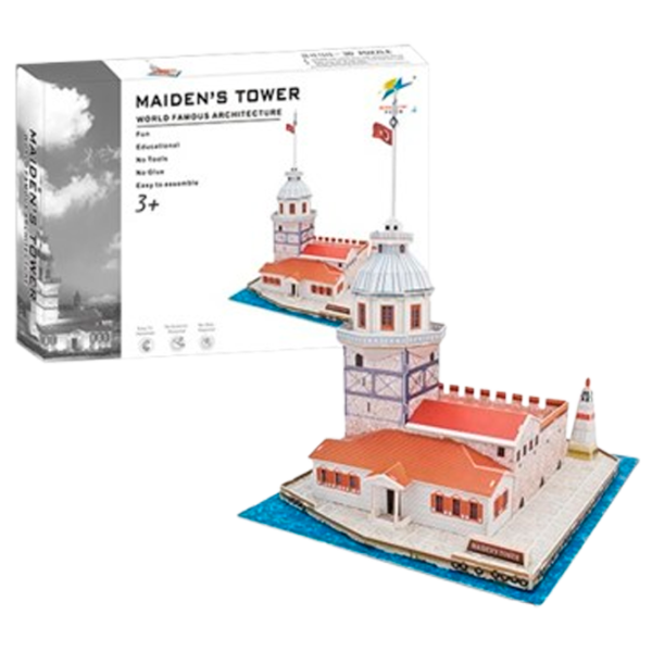 Puzzle 3D ChiToys Maiden’s Tower 3+/ Numărul de piese:  photo 1