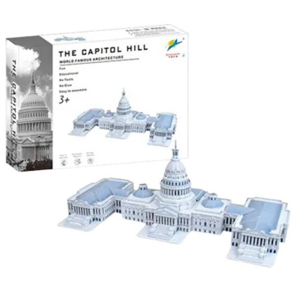 Puzzle 3D Richi Capitol Hill 3+/ Numărul de piese:  photo 1