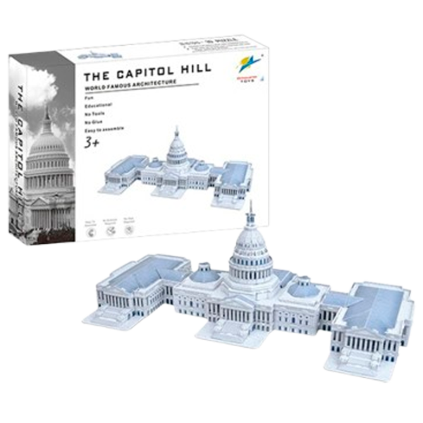 Puzzle 3D Richi Capitol Hill 3+/ Numărul de piese:  photo 1