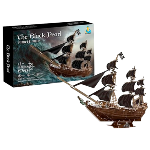 Пазл 3D Richi Black Pearl 3+/ Количество деталей: 157 photo 1