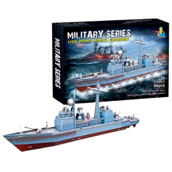 Puzzle 3D Richi Military 3+/ Numărul de piese: 66 photo 1