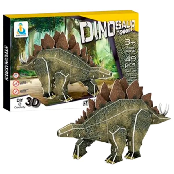 Пазл 3D Richi Динозавры 3+/ Количество деталей: 49 photo 1