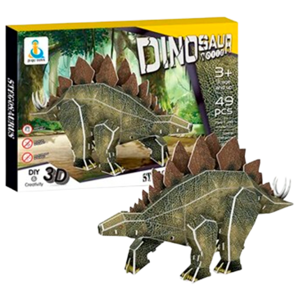 Пазл 3D Richi Динозавры 3+/ Количество деталей: 49 photo 1