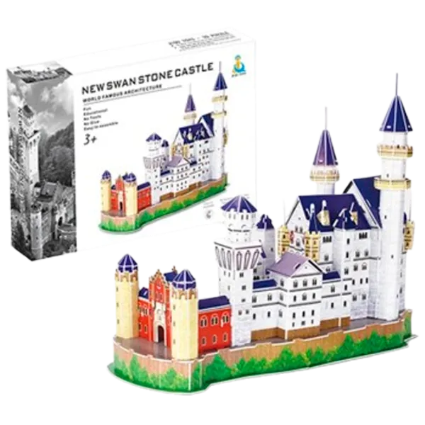 Puzzle 3D Richi New Swan Stone Castle 3+/ Numărul de piese:  photo 1