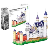 Puzzle 3D Richi New Swan Stone Castle 3+/ Numărul de piese: 