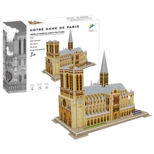 Пазл 3D Richi Notre Dame de Paris 3+/ Количество деталей:  photo 1