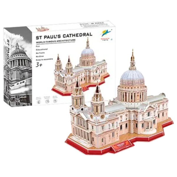 Puzzle 3D Richi St. Paul's Cathedral 3+/ Numărul de piese:  photo 1