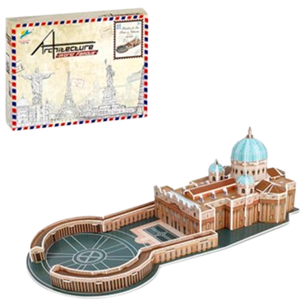 Puzzle 3D Richi St. Peter's Basilica 3+/ Numărul de piese:  photo 1