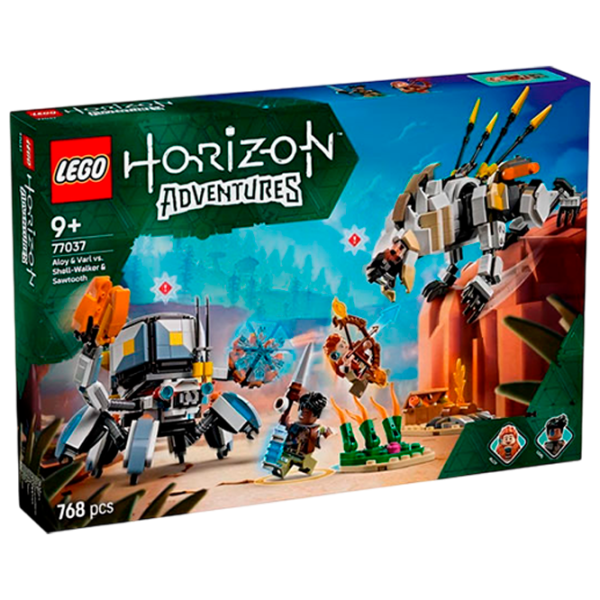 Constructor LEGO Aloy & Varl vs. Shell-Walker & Savtuz Clasic/ Gray photo 1