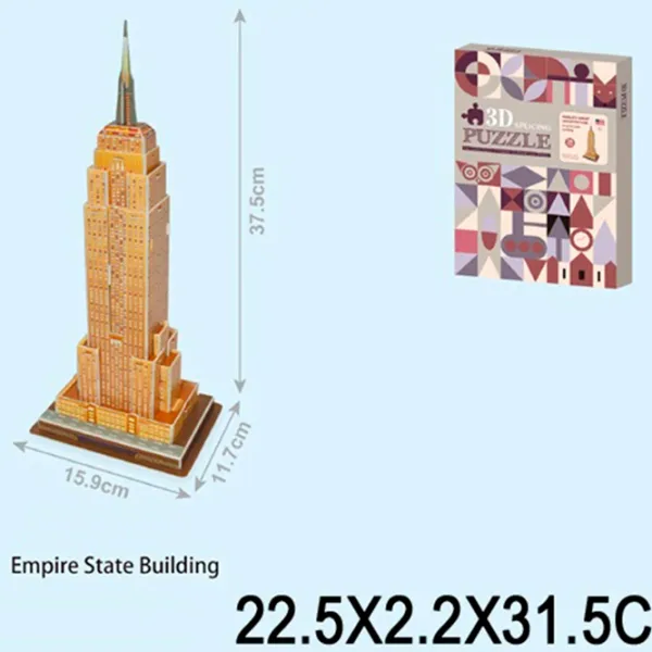 Puzzle 3D Richi EMPIRE STATE BUILDING 3+/ Numărul de piese:  photo 2