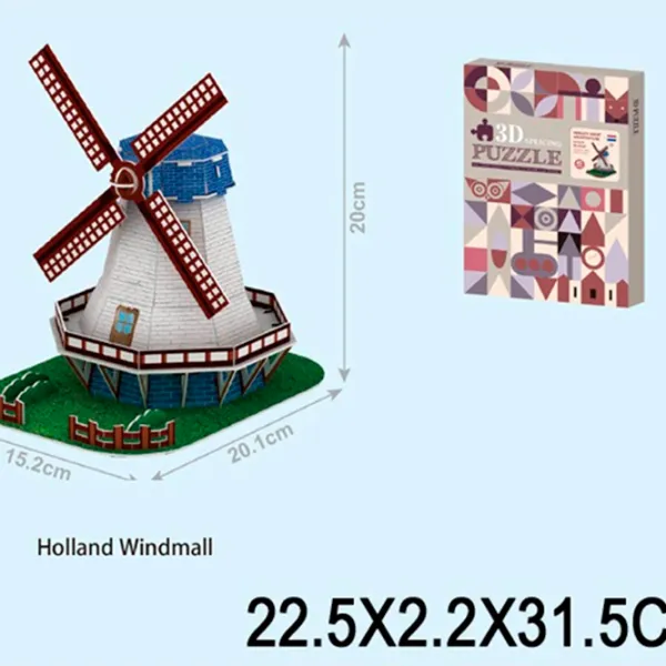 Puzzle 3D Richi 96165 3+/ Numărul de piese:  photo 2