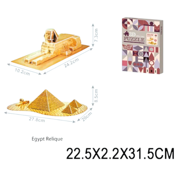 Puzzle 3D Richi Egypt relique 3+/ Numărul de piese:  photo 2