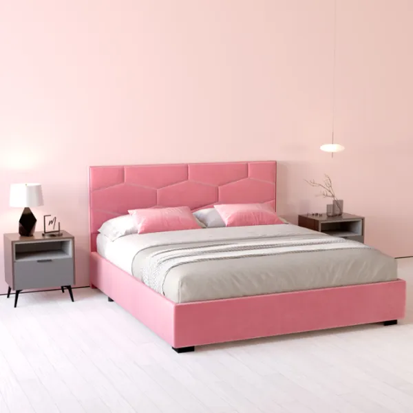 Кровать My-Style my-Leya 120 x 200 см / Фанера / Розовый photo 5