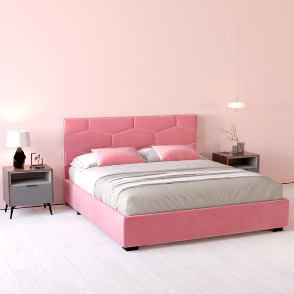 Кровать My-Style my-Leya 120 x 200 см / Фанера / Розовый photo 5