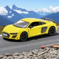 Mașină Cartronic Audi R8 Coupe KT5422W / / Gray Yellow photo 4