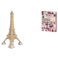Puzzle 3D Richi Eiffel Tower 3+/ Numărul de piese: 
