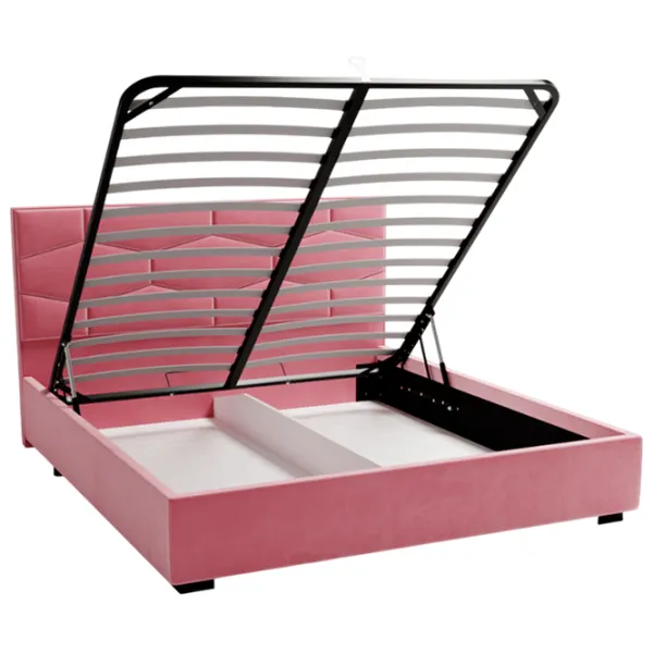 Кровать My-Style my-Leya 200 x 200 см / Фанера / Розовый photo 4