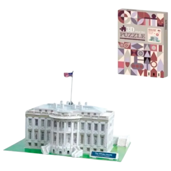 Puzzle 3D Richi The White House 3+/ Numărul de piese:  photo 1