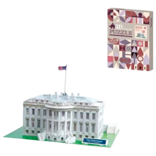 Puzzle 3D Richi The White House 3+/ Numărul de piese:  photo 1