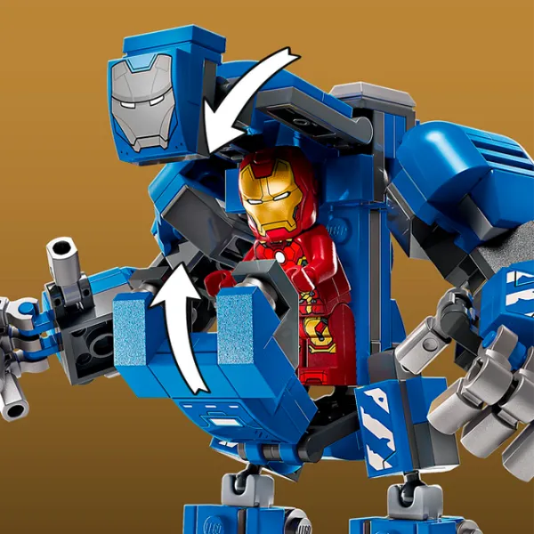 Constructor LEGO Конструктор Lego 76315 Super Heroes Iron Clasic/ Multicolor photo 8