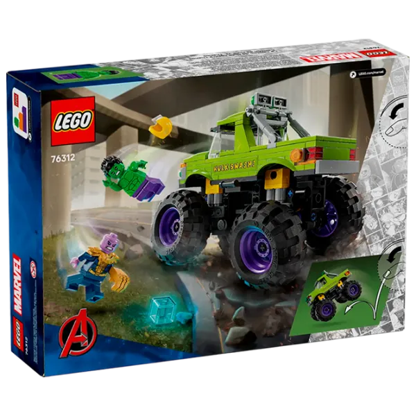 Конструктор LEGO The Hulk Truck vs. Thanos Классический/ Зеленый photo 1