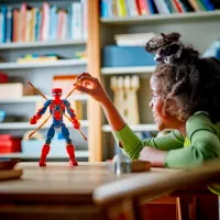 Constructor LEGO Iron Spider-Man Personaj de film/ Blue photo 5