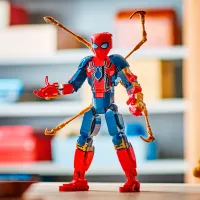 Constructor LEGO Iron Spider-Man Personaj de film/ Blue photo 7