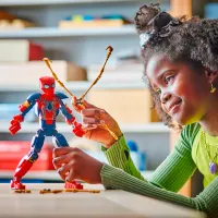 Constructor LEGO Iron Spider-Man Personaj de film/ Blue photo 8