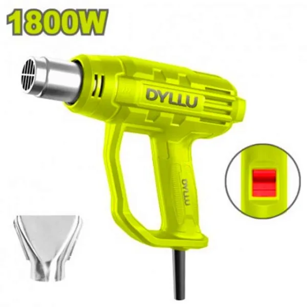 Suflantă de aer cald DYLLU DTHG1514 1800 W / Green photo 1