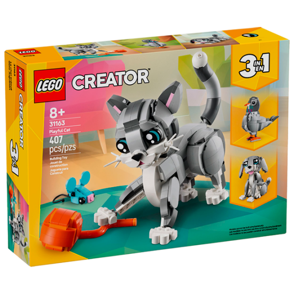 Constructor LEGO Playful Cat Clasic/ Gray photo 1