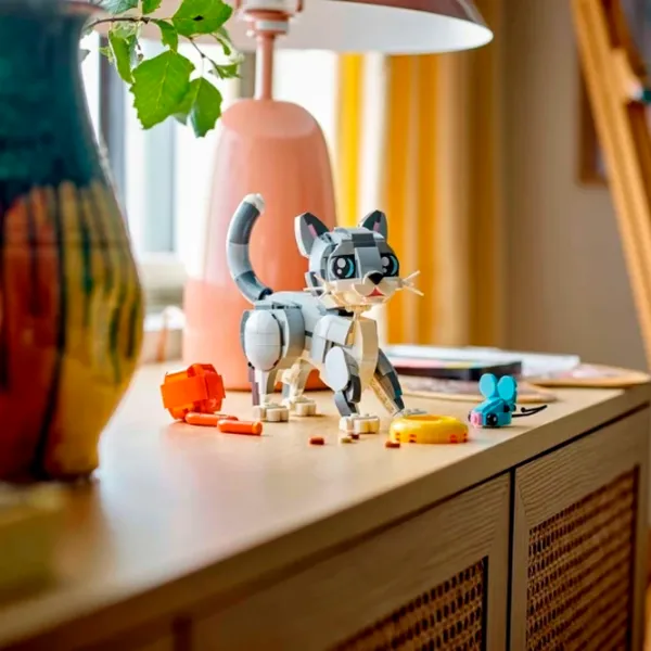 Constructor LEGO Playful Cat Clasic/ Gray photo 9