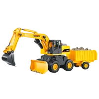 Excavator Linda 52890   / / White Yellow