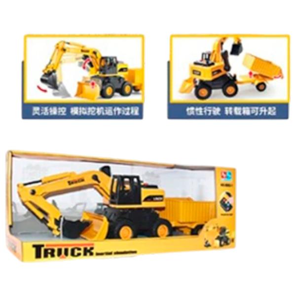 Excavator Linda 52890   / / White Yellow photo 2