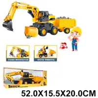 Excavator Linda 52890 / / White Yellow photo 5