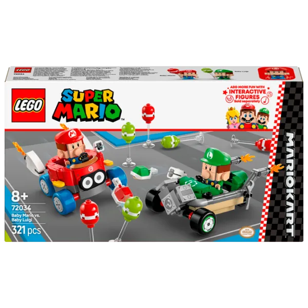 Конструктор LEGO Baby Mario vs. Baby Luigi Транспорт/ Разноцветный photo 1