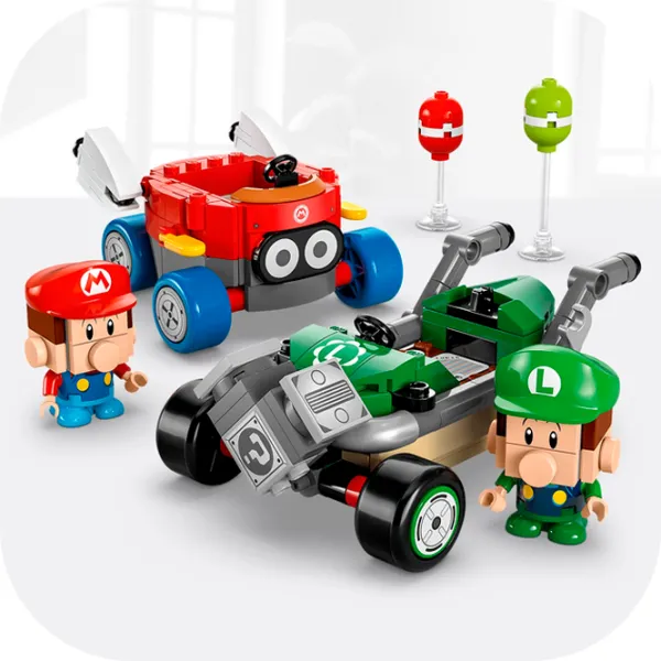 Конструктор LEGO Baby Mario vs. Baby Luigi Транспорт/ Разноцветный photo 4