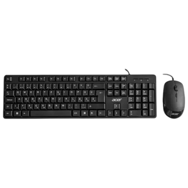 Клавиатура и Мышь Acer AKW900 Проводная / Черный photo 1