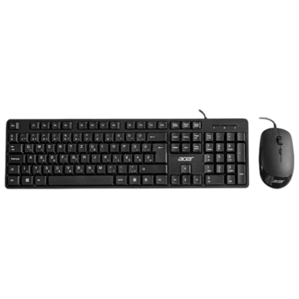 Клавиатура и Мышь Acer AKW900 Проводная / Черный photo 1