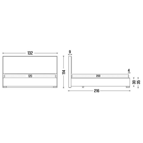 Кровать My-Style my-Leya 120 x 200 см / Фанера / Бирюзовый photo 8