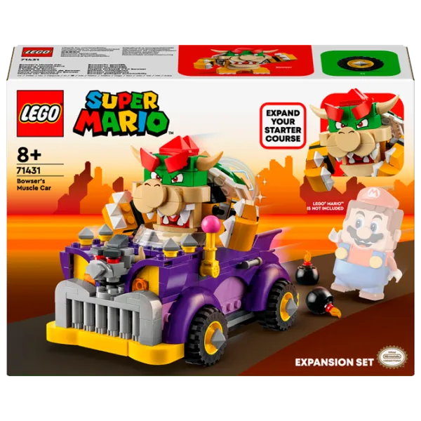 Constructor LEGO Bowser's Muscle Car Transport/ Violet photo 1