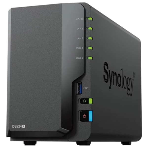 Сетевое хранилище Synology DS225+ Черный photo 1