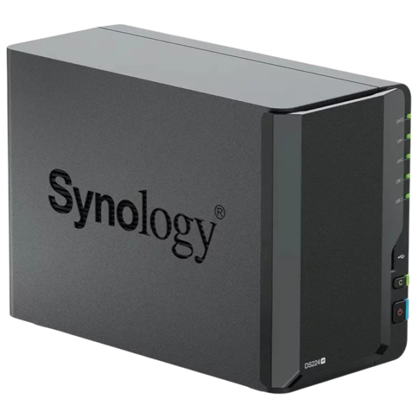 Сетевое хранилище Synology DS225+ Черный photo 2